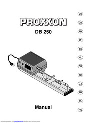 Proxxon DB 250 Gebrauchsanleitung