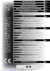 Master BC60 Bedienungs- Und Wartungsanleitung