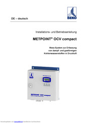 Beko METPOINT OCV compact Installation Und Betriebsanleitung