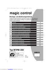 Waeco magic control Typ MTPM-200 Montage- Und Bedienungsanleitung