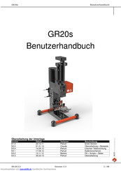 BCD microtechnique GR20s Benutzerhandbuch