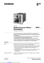 Siemens BPS1.64 Bedienungsanleitung