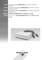 Mettler Toledo EasyScan USB Installationsanleitung