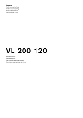 Gaggenau VL 200 120 Gebrauchsanleitung
