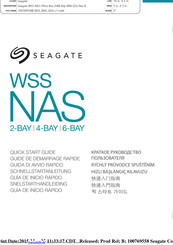 Seagate WSS NAS 6-Bay Schnellstartanleitung