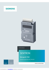 Siemens 7KM PAC 4DI/2DO Gerätehandbuch