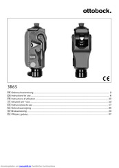 Ottobock 3R65 Gebrauchsanweisung
