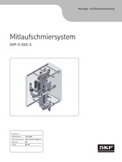 SKF GVP-S-045-1 Montage- Und Betriebsanleitung