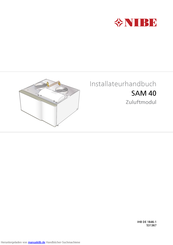 Nibe SAM 40 Installateurhandbuch