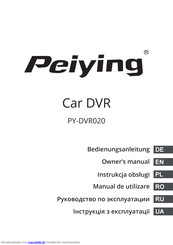 Peiying PY-DVR020 Bedienungsanleitung