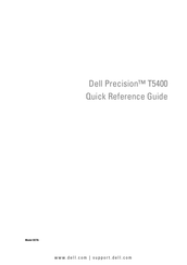 Dell Precision T5400 Schnellreferenzhandbuch