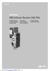 SOMFY animeo KNX EnOcean Receiver 868 MHz Gebrauchsanweisung