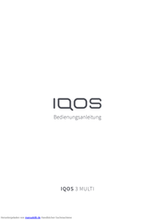 Iqos 3 MULTI Bedienungsanleitung
