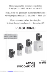 joucomatic PULSTRONIC 605 series Bedienungsanleitung