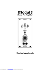 Manikin Electronic Modul 5 Bedienhandbuch