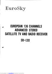 EuroSky SR-I30 Handbuch