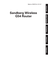 Sandberg G54 Bedienungsanleitung
