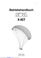 Nova X-ACT Betriebshandbuch