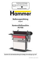 Hammer HS 950 Bedienungsanleitung