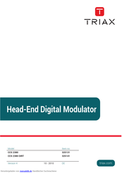 Triax CCS 2380 OIRT Bedienungsanleitung