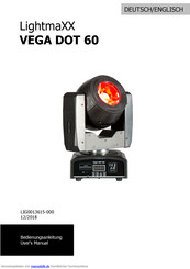 Lightmaxx VEGA DOT 60 Bedienungsanleitung