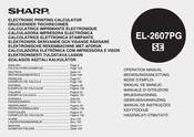 Sharp EL-2607PG Bedienungsanleitung