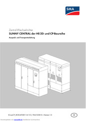 SMA Sunny Central SC 800CP Anleitung