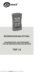 Sonel TKF-13 Bedienungsanleitung