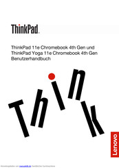 Lenovo ThinkPad Yoga 11e Chromebook 4th Gen Benutzerhandbuch