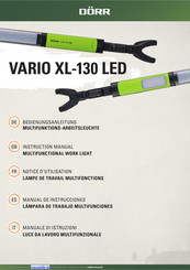 Dorr VARIO XL-130 LED Bedienungsanleitung