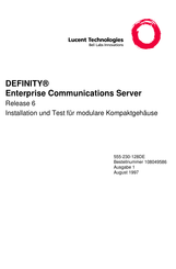 Lucent Technologies DEFINITY Installation Und Test