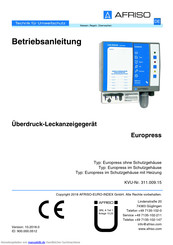 afriso Europress Betriebsanleitung