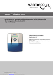 Varmeco VarCon211 Bedienungs- Und Montageanleitung