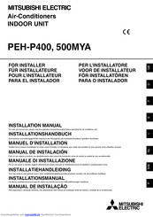 Mitsubishi Electric PEH-P400MYA Installationshandbuch