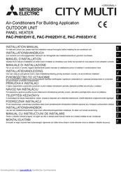 Mitsubishi Electric PAC-PH02EHY-E Installationshandbuch