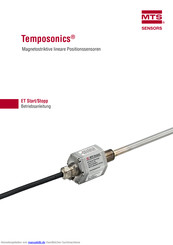 MTS Sensors Temposonics ET Start/Stopp Betriebsanleitung