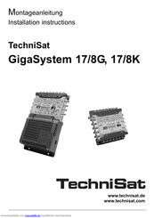 TechniSat GigaSystem 17/8G Montageanleitung