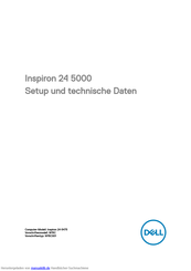 Dell Inspiron 24-5475 Einrichtung Und Technische Daten