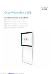 Cisco Webex Board 55S Installationshandbuch