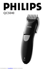 Philips QC5040 Bedienungsanleitung