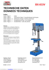 Promac BX-833V Technische Daten