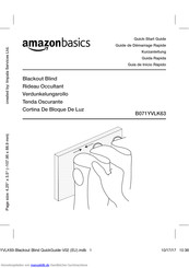 AmazonBasics B071YVLK63 Kurzanleitung