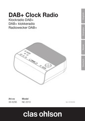 Clas Ohlson NE-2010 Bedienungsanleitung
