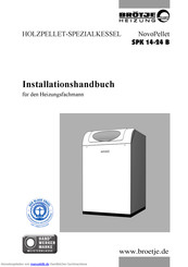 BRÖTJE NovoPellet SPK 14 B Installationshandbuch