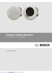 Bosch LC20-PC60G6-8E Installation Note