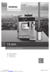 Siemens TE 809-Serie Gebrauchsanleitung