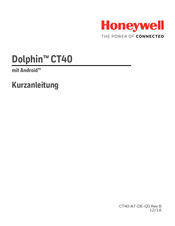 Honeywell Dolphin CT40 Kurzanleitung