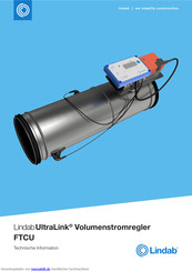 Lindab UltraLink FTCU Technische Information