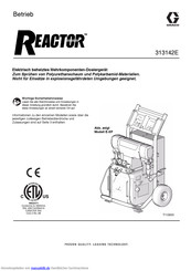 Graco Reactor E-30-Serie Betriebsanleitung