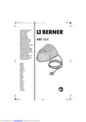Berner BBC 12 V Originalbetriebsanleitung